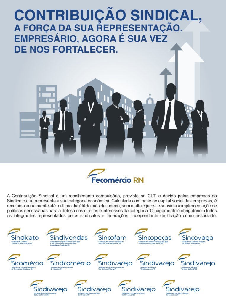 Contribuição sindical é até o final de janeiro, alerta Fecomércio