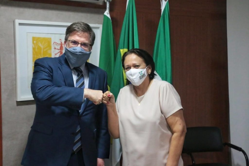 Governadora e embaixador dos EUA discutem parcerias em quatro áreas