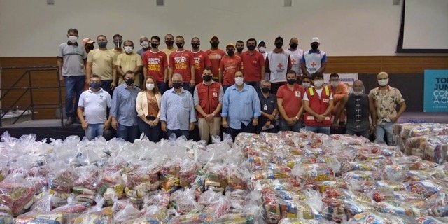 ASSURN doa 2 mil cestas básicas à campanha RN Chega Junto no Combate à Fome
