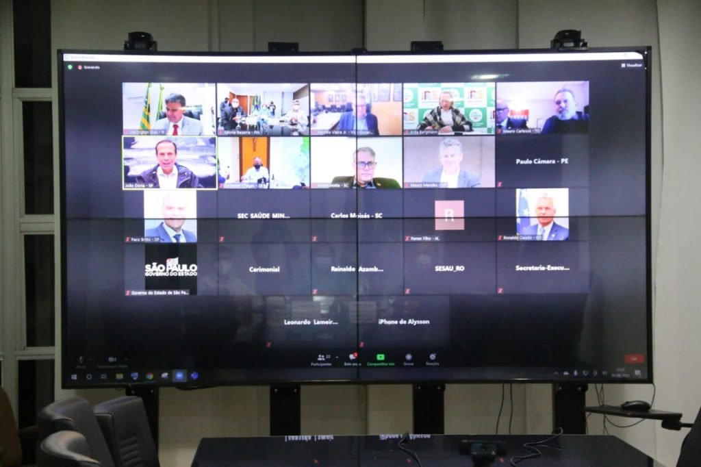 Governadores reforçam pautas de combate à pandemia da Covid-19