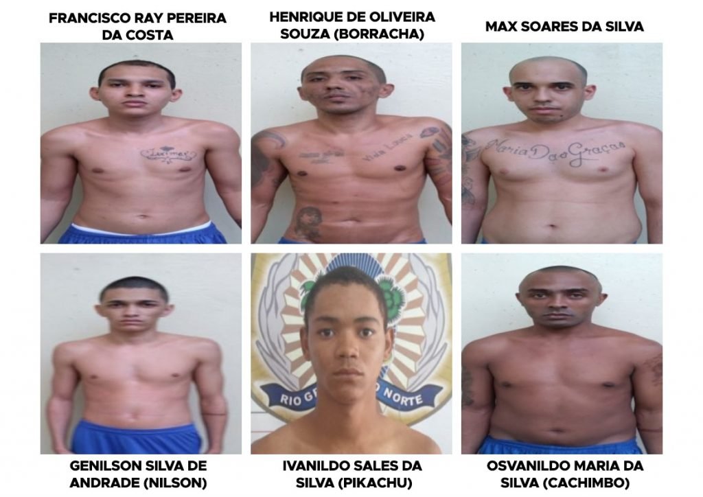 Veja os nomes e fotos dos fugitivos de Alcaçuz