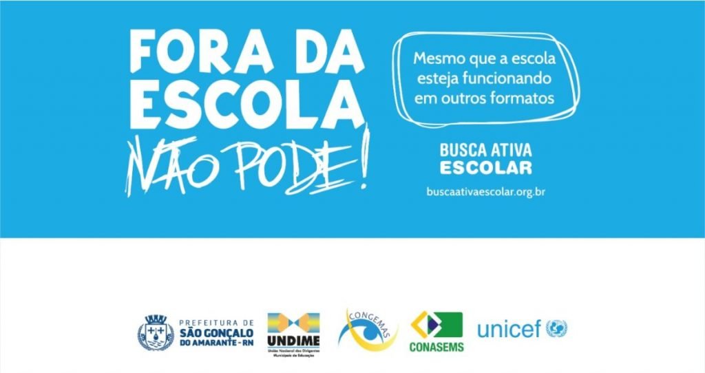 Fora da Escola não pode: São Gonçalo realiza lançamento da Busca Ativa Escolar
