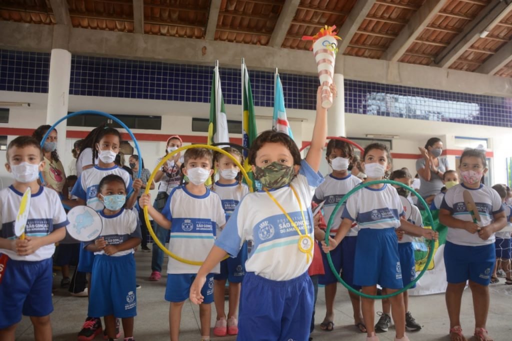 Em SGA, o CEMEI Maria Lalá da Costa realiza projeto pedagógico em alusão aos Jogos Olímpicos