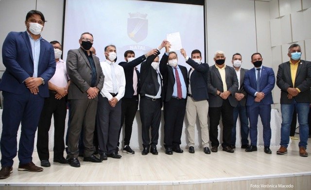 Câmara prestigia cerimônia de sanção do Plano Diretor de Natal