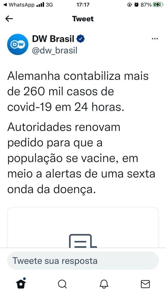 Alemanha volta a registrar 260 mil casos de covid em 24 horas