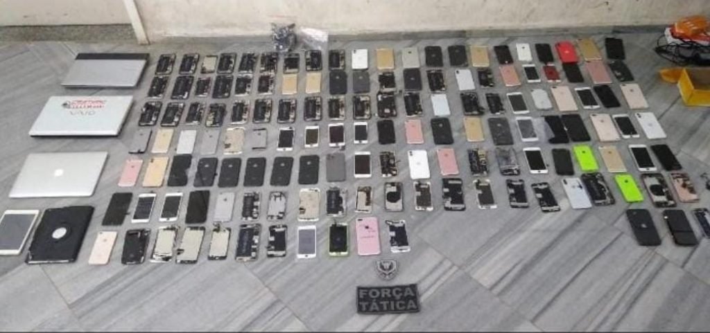 Polícia Militar recupera mais de 100 celulares roubados em Natal
