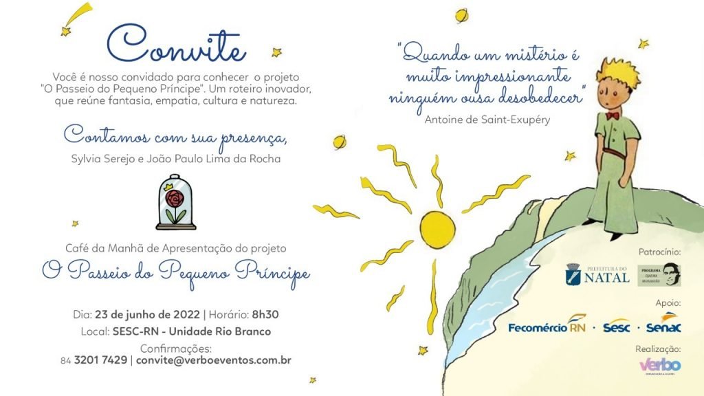 Projeto ‘O Passeio do Pequeno Príncipe’ propõe um novo roteiro turístico-cultural para Natal