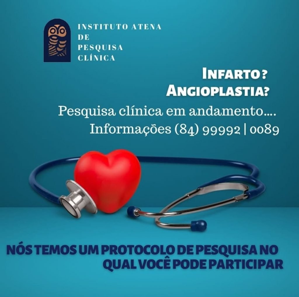 Instituto Atena busca voluntários para estudo clínico com cardiopatas