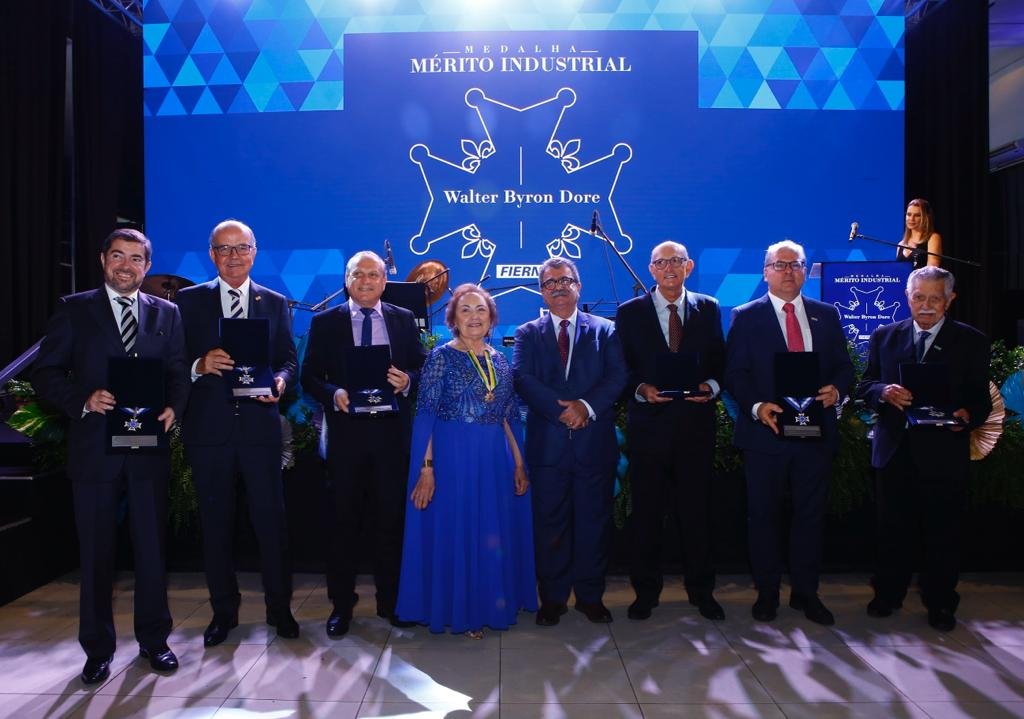 FIERN e CNI premiam com Medalha do Mérito Industrial empresários que se destacaram em 2022