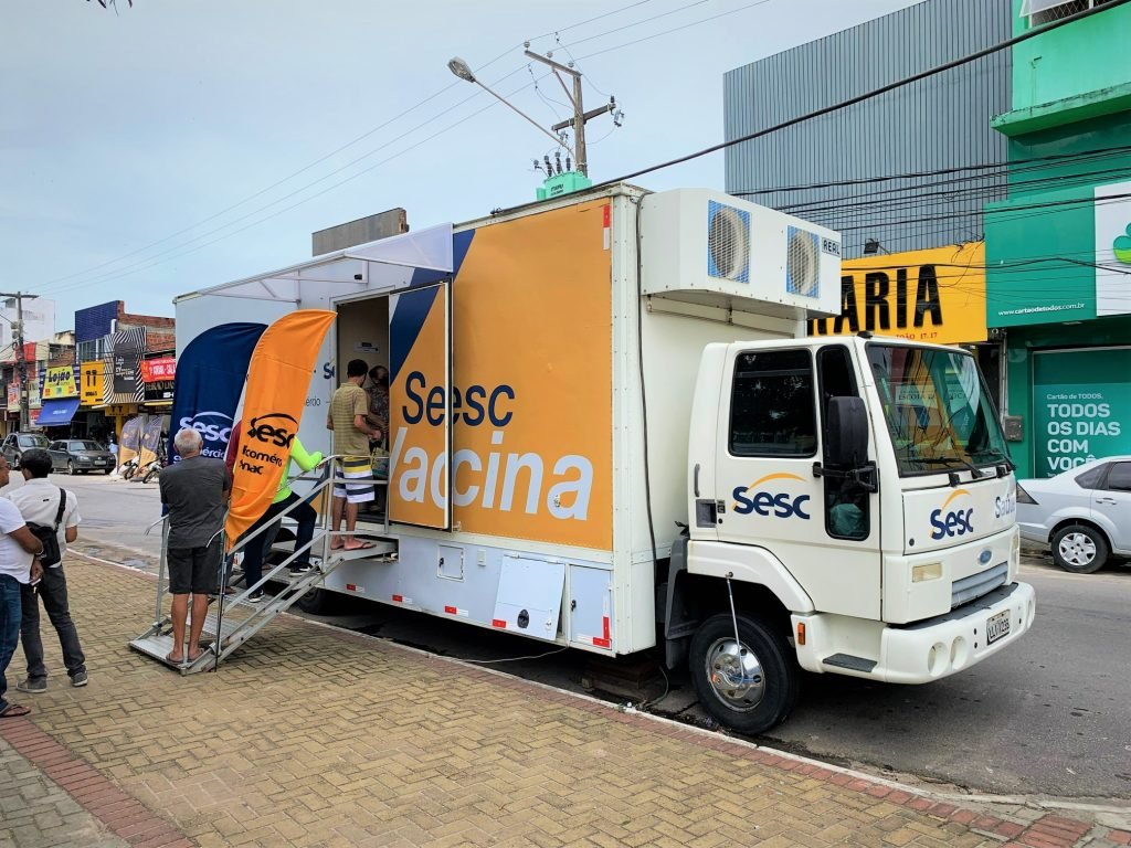 Sesc RN leva para a cidade de Extremoz vacinação contra a Covid-19 e influenza