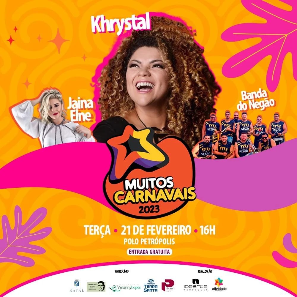 Muitos Carnavais agita o carnaval de Natal no dia 21 de fevereiro