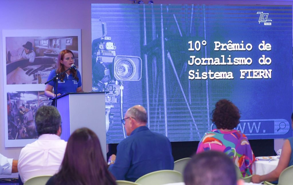 Amaro Sales destaca potenciais da indústria no lançamento do Prêmio de Jornalismo do Sistema FIERN