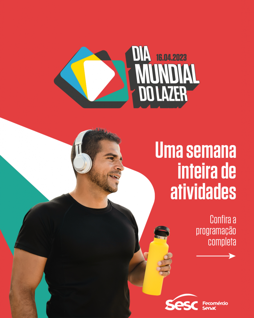 Sesc RN realiza atividades gratuitas em comemoração ao Dia Mundial do Lazer