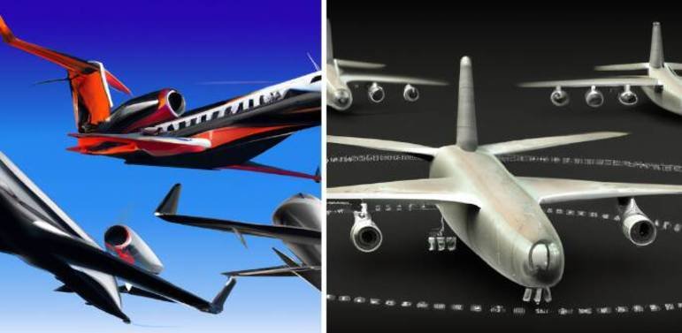 Impressionante! IA projeta como serão os aviões no futuro