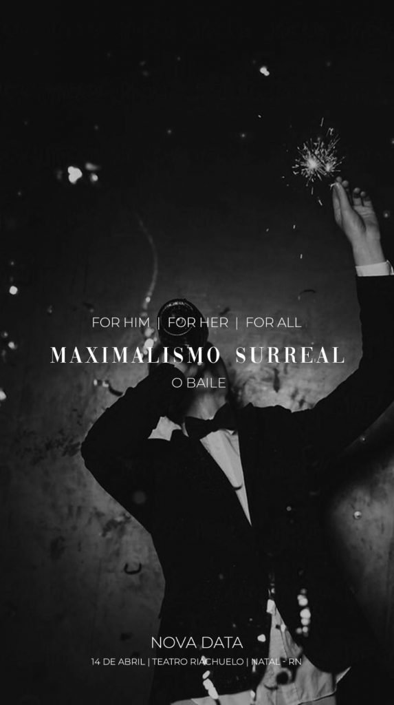 Maximalismo Surreal leva ao Teatro Riachuelo o charme e glamour dos grandes bailes no próximo dia 14