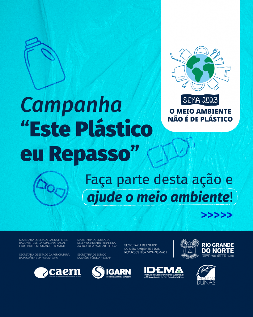 Campanha “Este Plástico Eu Repasso” arrecada resíduos até o dia 22 de maio