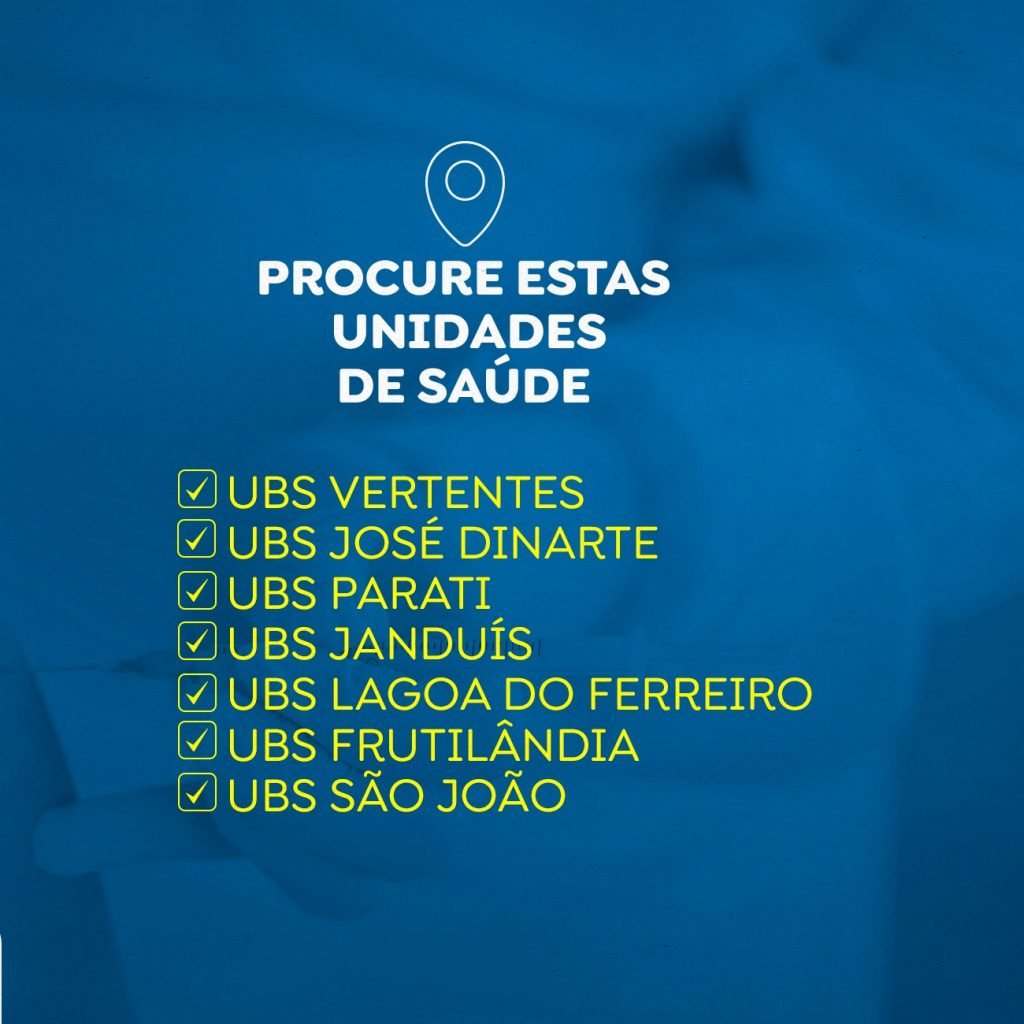 Dia D de Vacinação no Assú contra febre amarela, bivalente e influenza