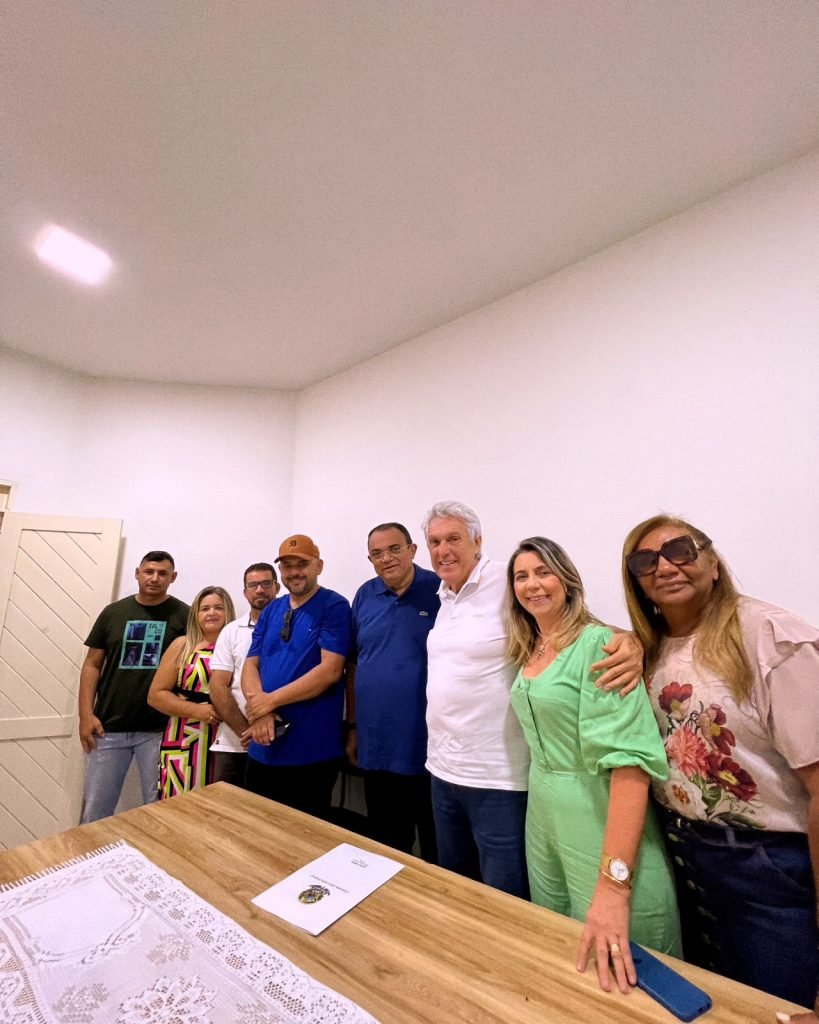 João Maia visita Felipe Guerra e faz entrega de emendas no valor de R$ 1,3 milhão de reais