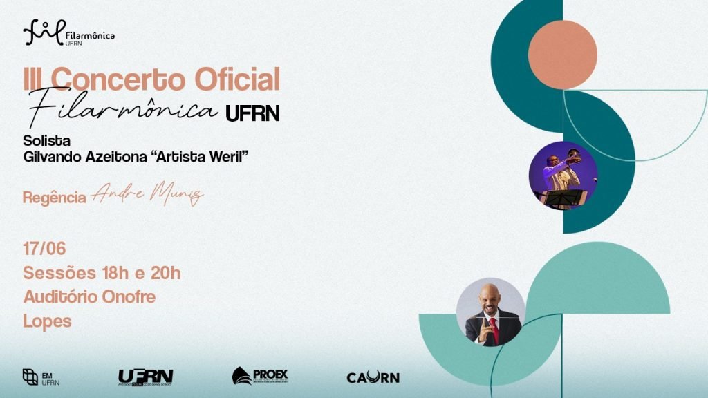 Filarmônica UFRN passeia entre os continentes em III Concerto Oficial da Temporada 2023 que acontece sábado (17)