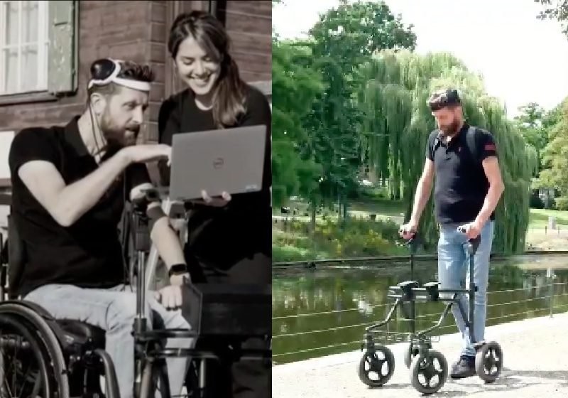 Homem paralisado volta a andar com ajuda de dispositivo inovador; Vídeo