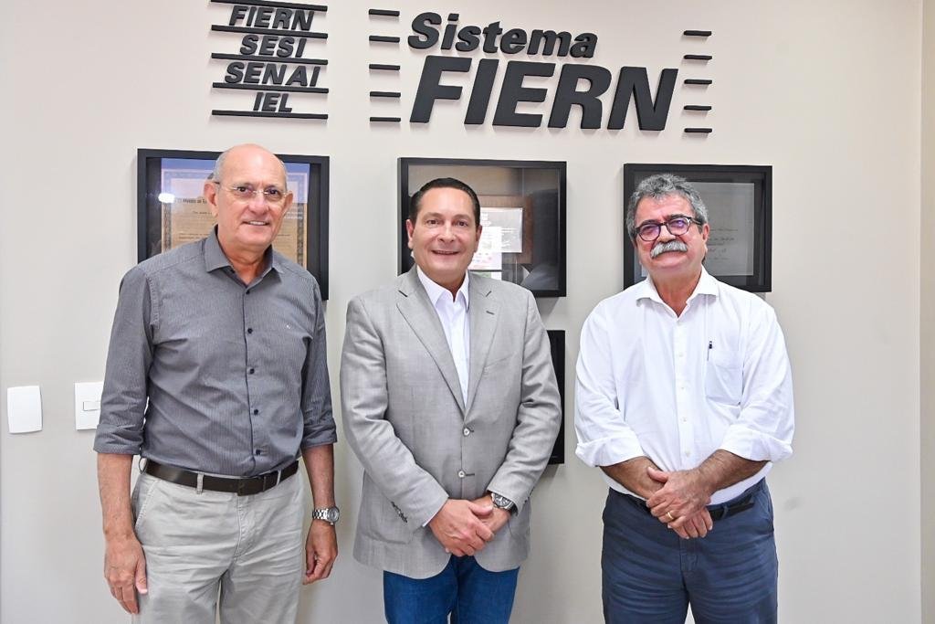 Presidentes da FIERN e da Assembleia Legislativa se reúnem para tratar de pauta econômica