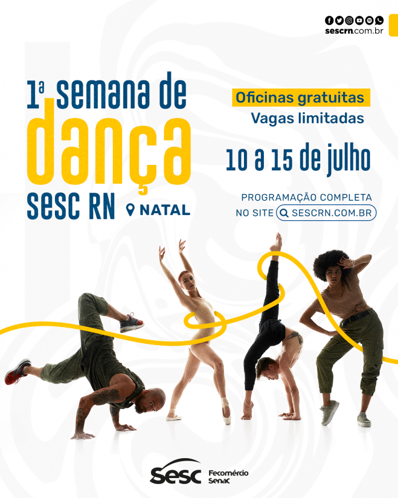 Sesc RN realiza 1ª Semana de Dança em Natal