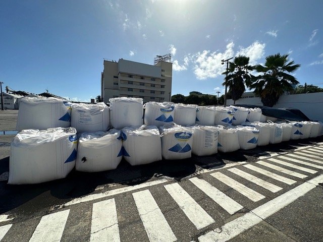 Porto de Natal exporta cinco mil toneladas de sal em “big bag” para os Estados Unidos