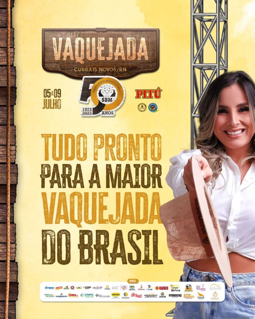 Tudo pronto para a mais charmosa vaquejada do Brasil