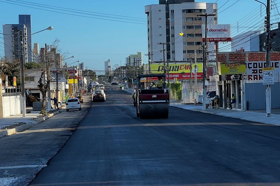 Prefeitura inicia obras para implementar binário nas ruas Jaguarari e São José