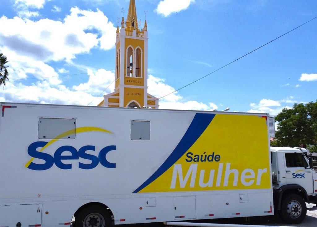 Unidade móvel Sesc Saúde Mulher oferece exames gratuitos em Angicos no mês de agosto