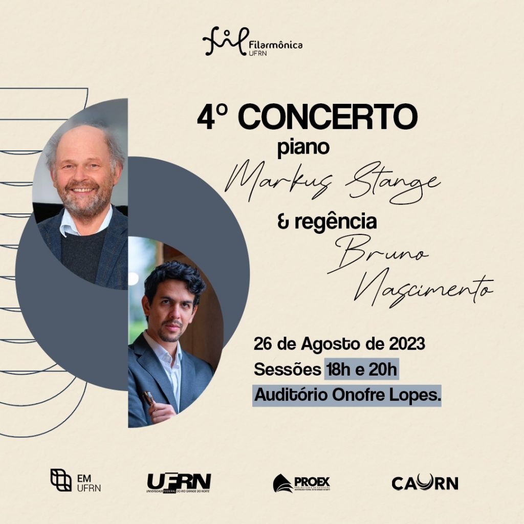 Filarmônica UFRN realiza IV Concerto Oficial da Temporada 2023 no próximo sábado, em duas sessões