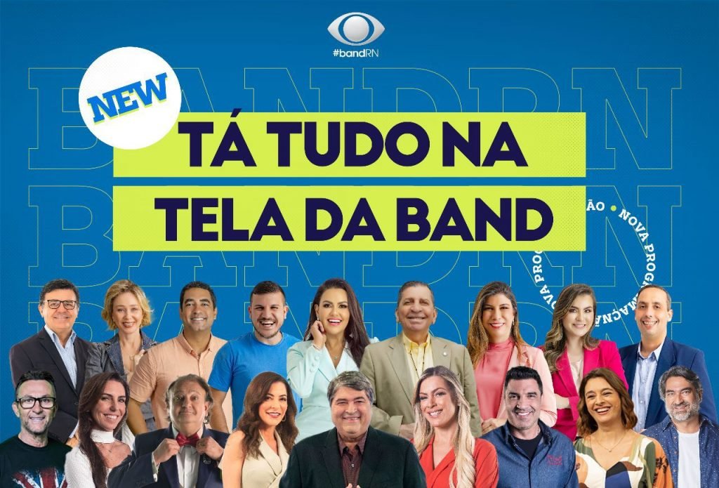Band RN estreia novos estúdios e apresenta novidades na programação