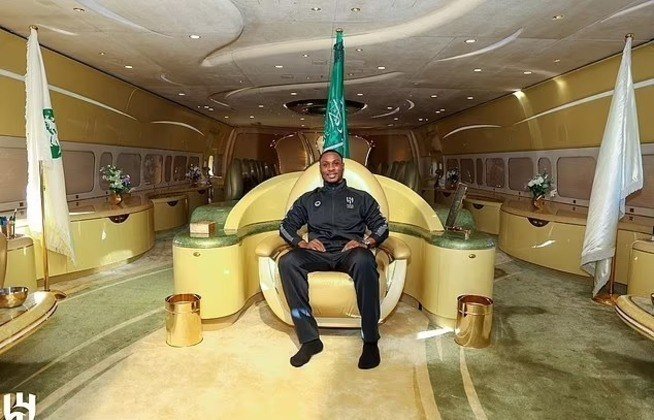 Neymar vai viajar em avião avaliado em R$ 1 bilhão na Arábia Saudita, entenda