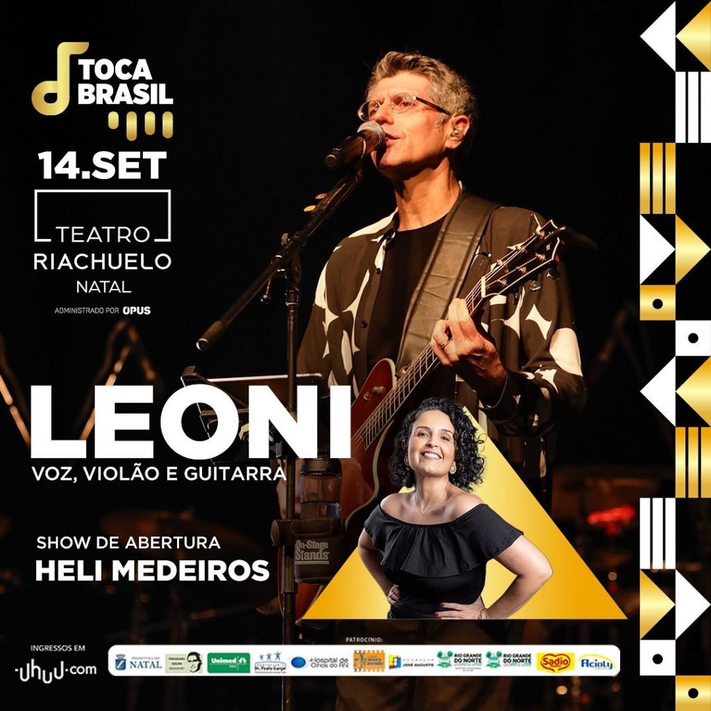 Leoni faz show no Teatro Riachuelo nesta quinta-feira