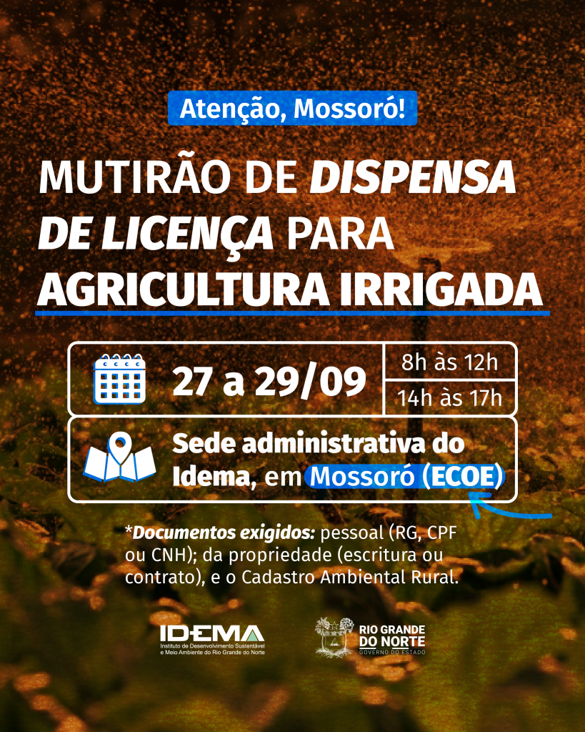 Mossoró receberá Mutirão de Dispensa de Licença