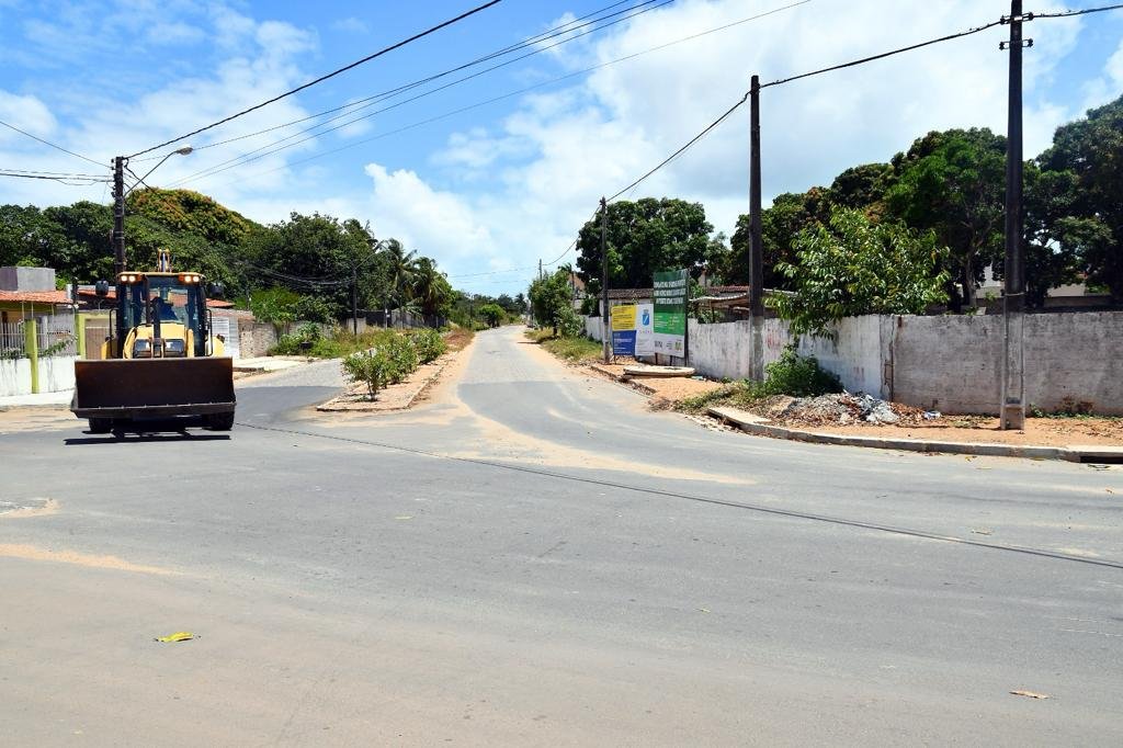 Obras em ruas do San Vale atingem 60% de conclusão