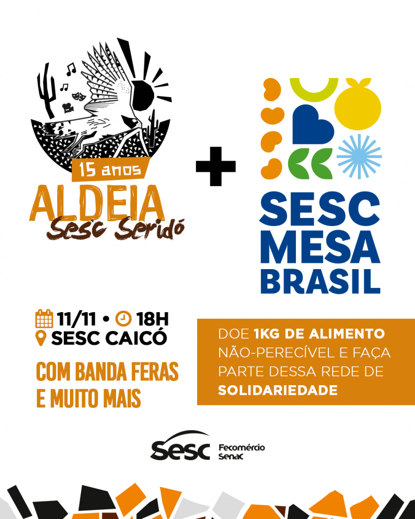 Aldeia Sesc fará parte da rede de solidariedade Mesa Brasil