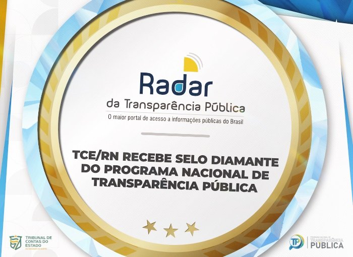 TCE recebe selo diamante do Programa Nacional de Transparência Pública pelo segundo ano