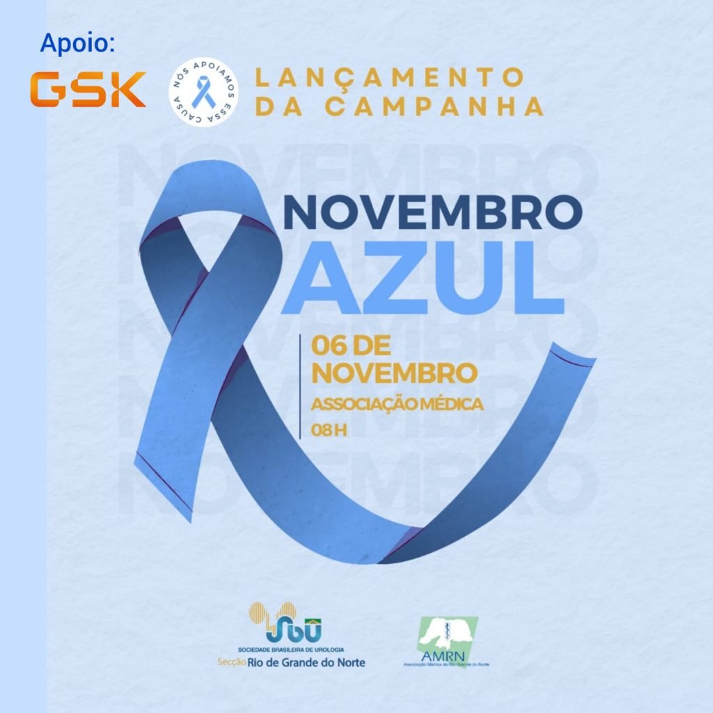 Sociedade Brasileira de Urologia (RN) reunirá profissionais e imprensa para iniciar a campanha Novembro Azul