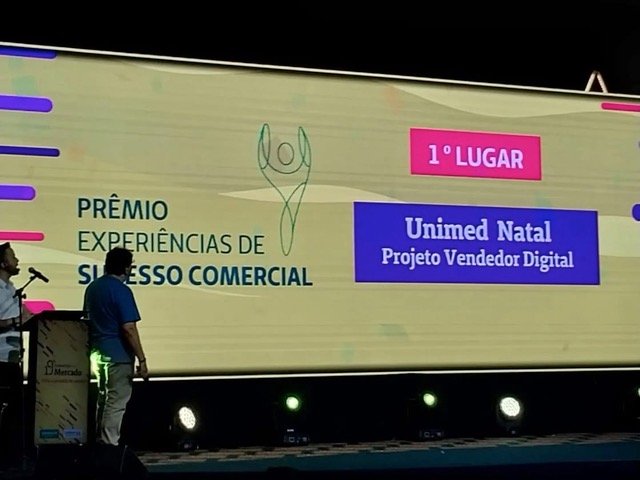Unimed Natal vence Prêmio Experiências de Sucesso Comercial, na Convenção de Mercado em Minas Gerais