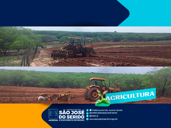 Prefeitura de São José do Seridó inicia corte de terra 2024
