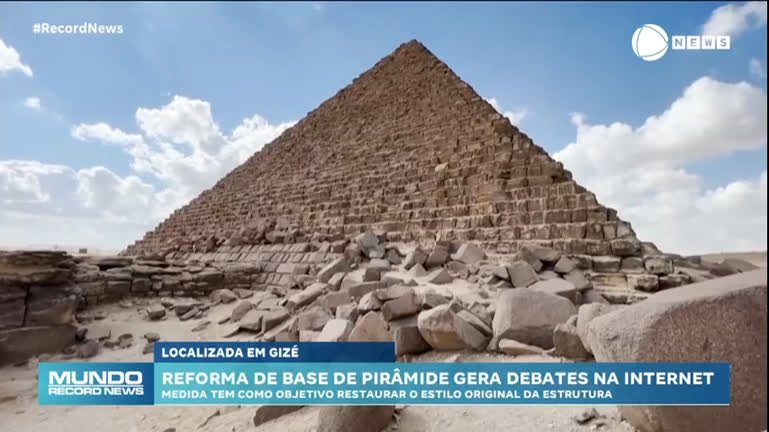 Polêmica: o Egito planeja reformar a pirâmide