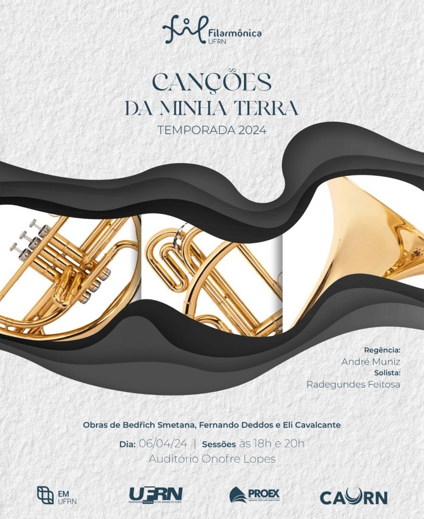 Filarmônica UFRN realiza II Concerto Oficial da Temporada 2024 no próximo sábado em duas sessões