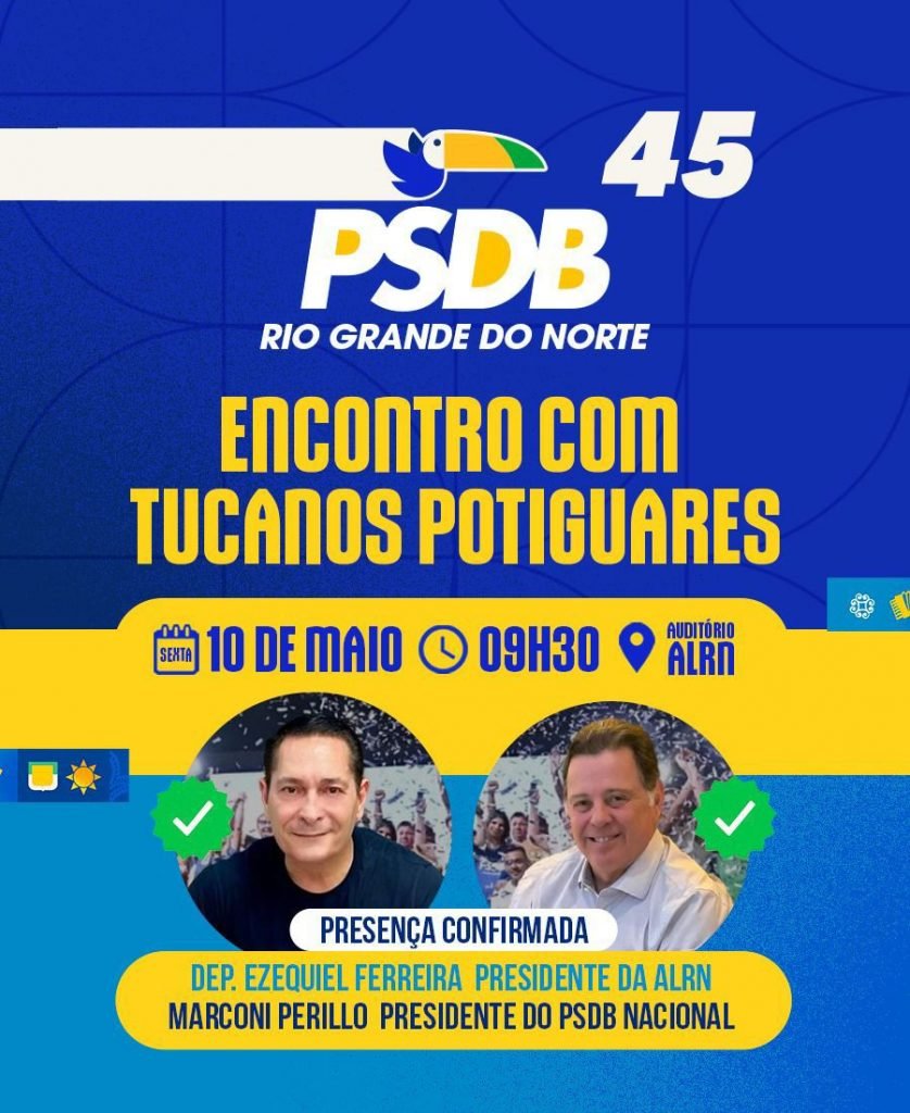 Presidente nacional do PSDB chega essa semana em Natal e terá encontro com pré-candidatos tucanos