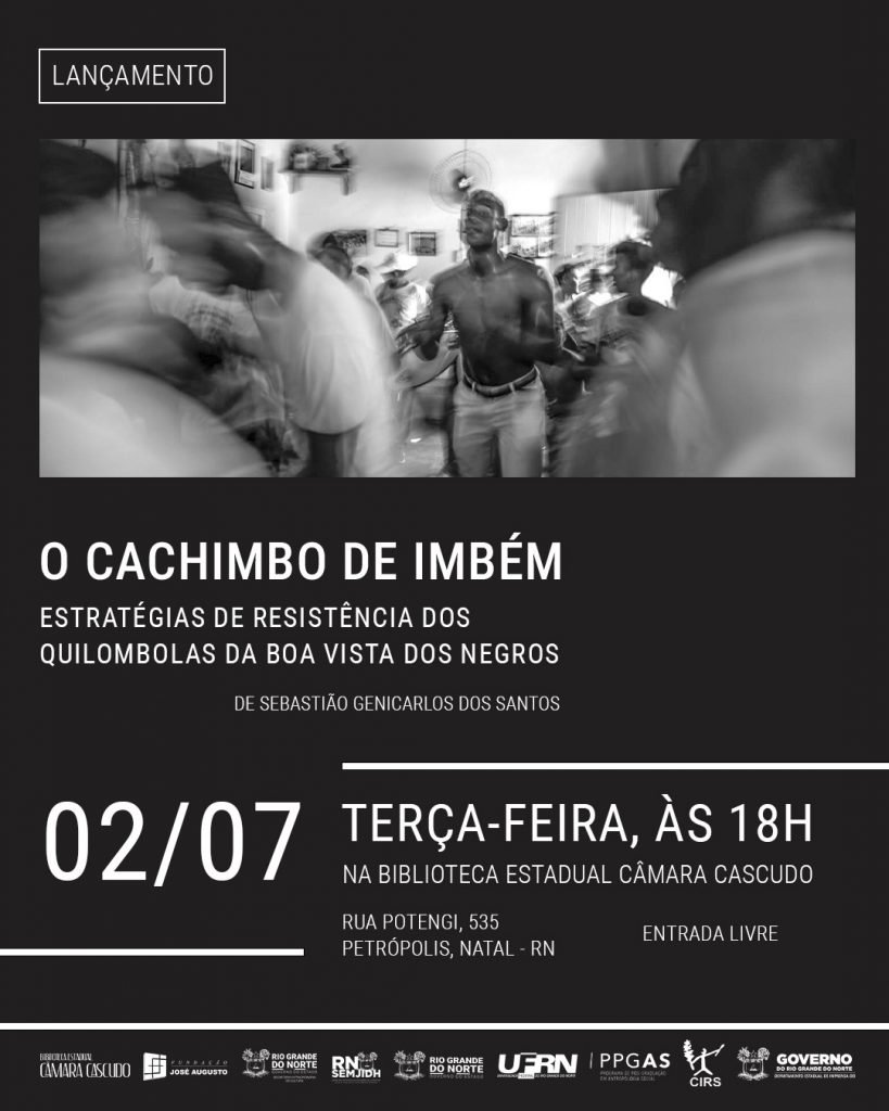 Autor quilombola lança livro sobre sua comunidade na Biblioteca Estadual Câmara Cascudo