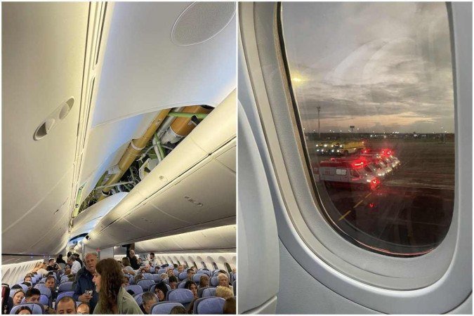 Uma passageira é operada e outros quatro estão na UTI após turbulência em voo