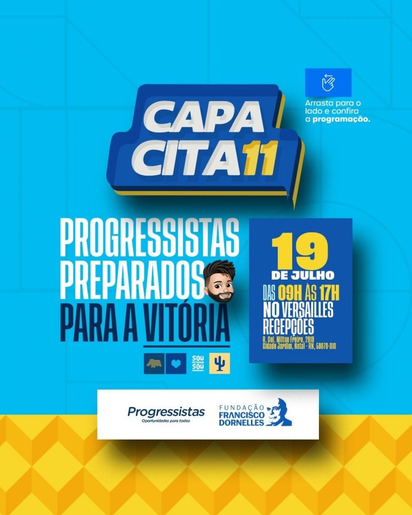 Partido Progressistas vai realizar CAPACITA 11 com foco nas Eleições 2024