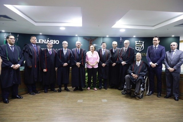 Governadora prestigia posse de George Soares no Tribunal de Contas do Estado