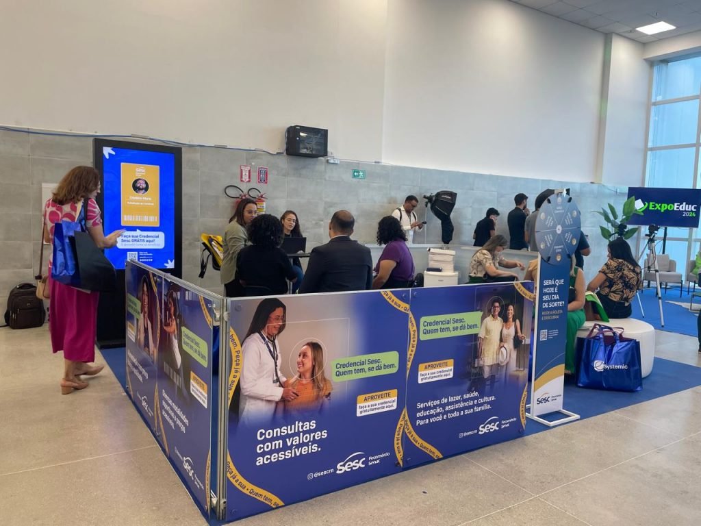 Sesc RN está presente na ExpoEduc 2024 com realização de credenciais gratuitas