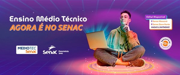 O Senac RN está ofertando um novo curso em seu portfólio